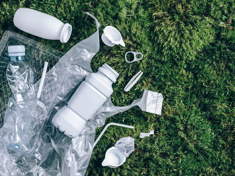 Rolcontainer voor plastic